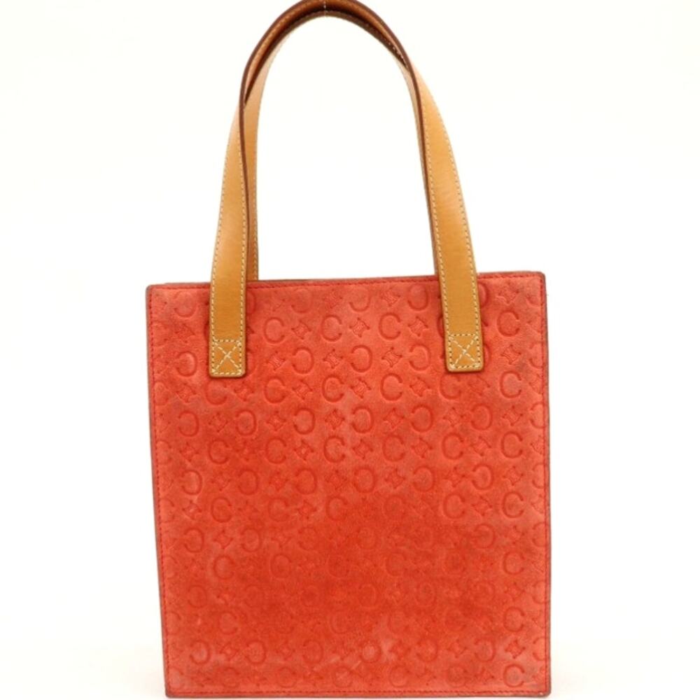 💎✨Beautiful✨💎Authentic CELINE C Macadam Suede Leather Tote Bag Hand Bag - Picture 3 of 16
